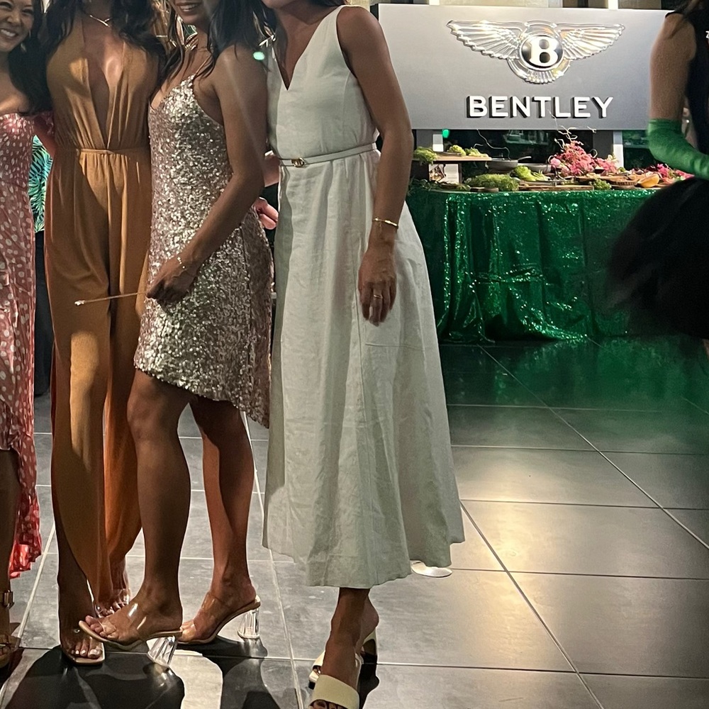 Vince White Maxi Dress
